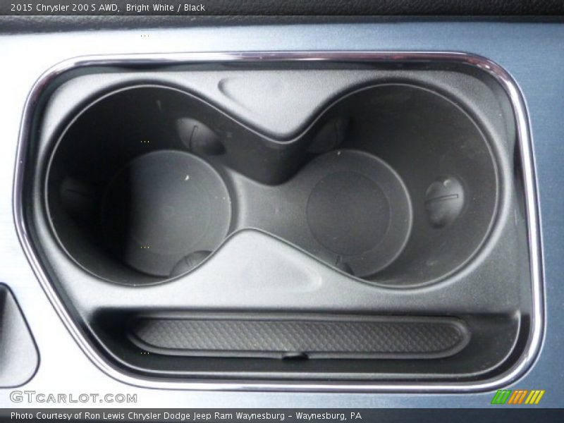 Bright White / Black 2015 Chrysler 200 S AWD