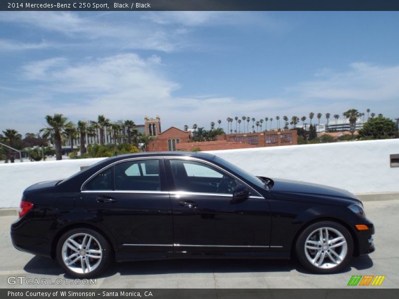 Black / Black 2014 Mercedes-Benz C 250 Sport