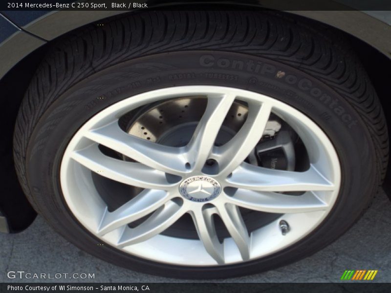 Black / Black 2014 Mercedes-Benz C 250 Sport