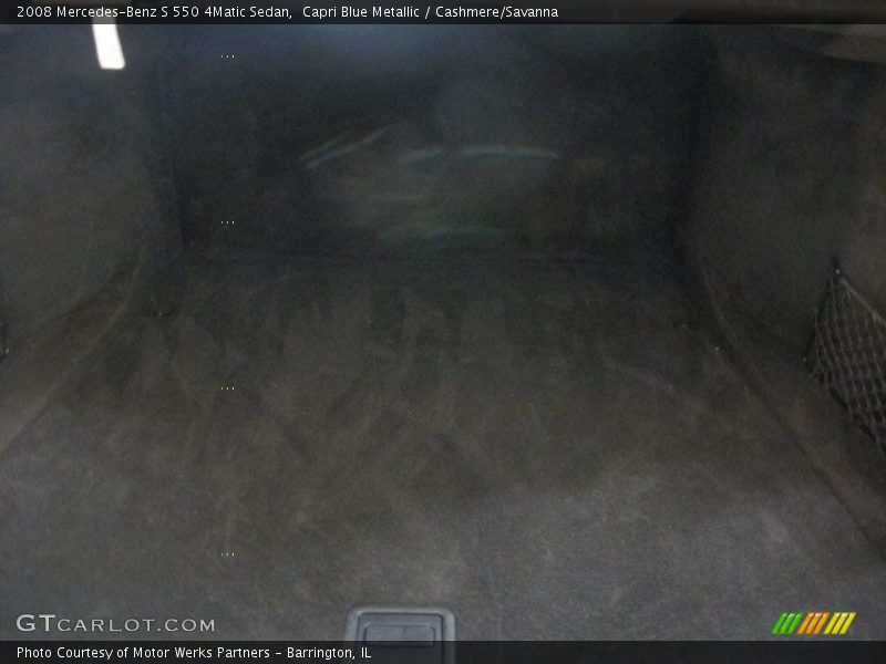 Capri Blue Metallic / Cashmere/Savanna 2008 Mercedes-Benz S 550 4Matic Sedan