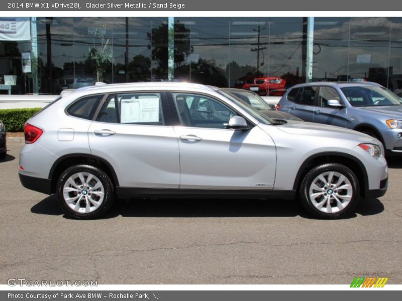 Glacier Silver Metallic / Sand Beige 2014 BMW X1 xDrive28i