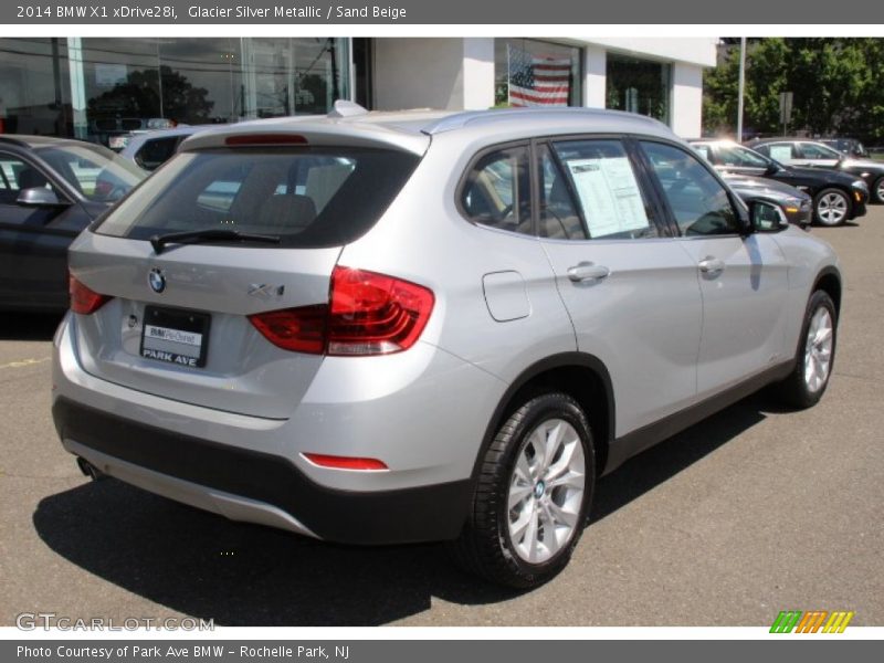 Glacier Silver Metallic / Sand Beige 2014 BMW X1 xDrive28i
