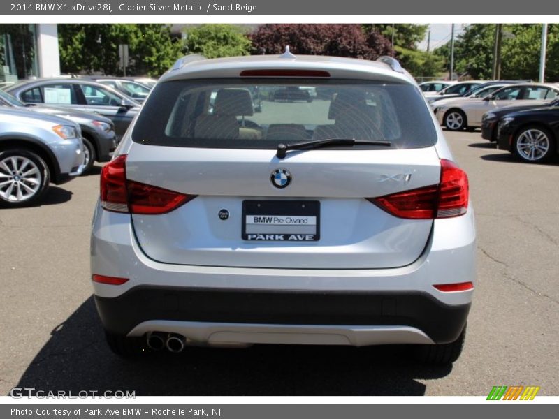 Glacier Silver Metallic / Sand Beige 2014 BMW X1 xDrive28i