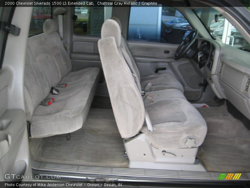 Charcoal Gray Metallic / Graphite 2000 Chevrolet Silverado 1500 LS Extended Cab