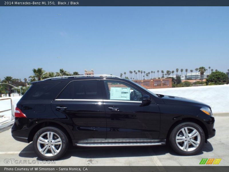 Black / Black 2014 Mercedes-Benz ML 350