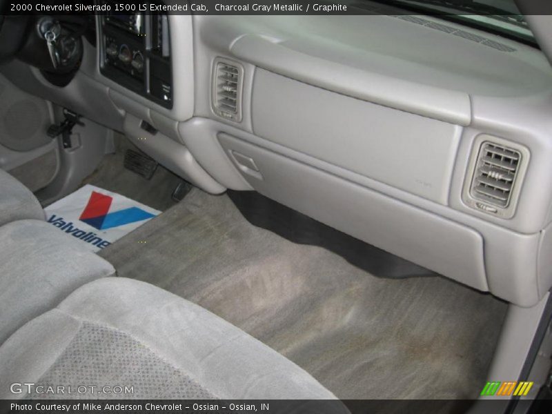 Charcoal Gray Metallic / Graphite 2000 Chevrolet Silverado 1500 LS Extended Cab