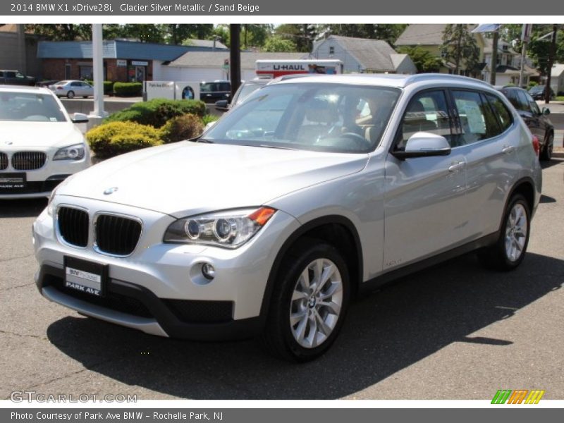 Glacier Silver Metallic / Sand Beige 2014 BMW X1 xDrive28i