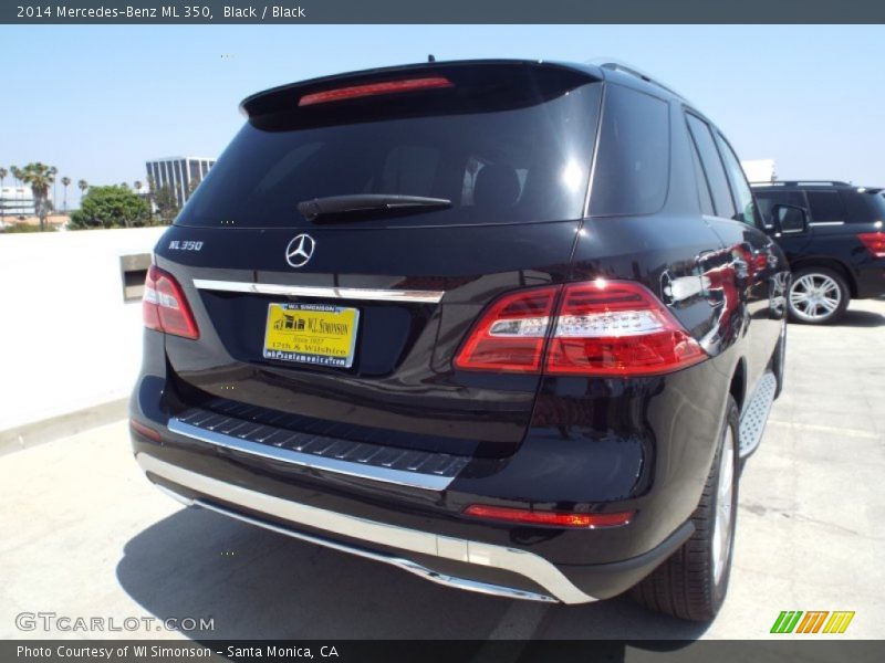 Black / Black 2014 Mercedes-Benz ML 350