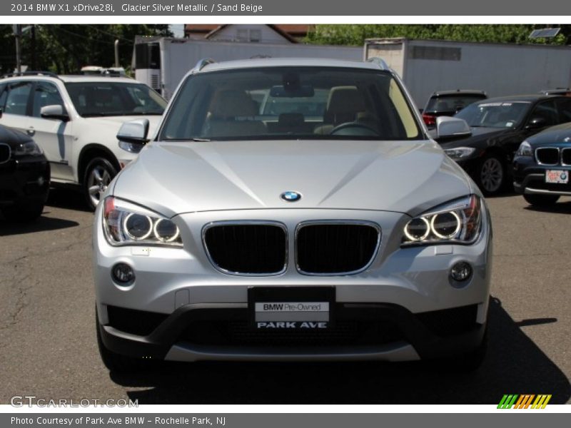 Glacier Silver Metallic / Sand Beige 2014 BMW X1 xDrive28i