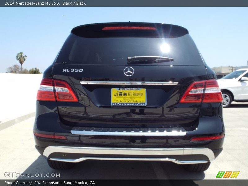 Black / Black 2014 Mercedes-Benz ML 350