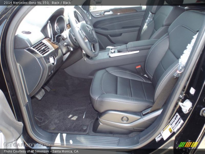 Black / Black 2014 Mercedes-Benz ML 350