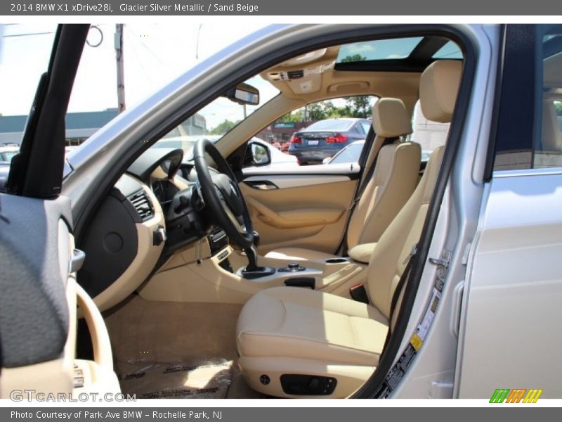 Glacier Silver Metallic / Sand Beige 2014 BMW X1 xDrive28i