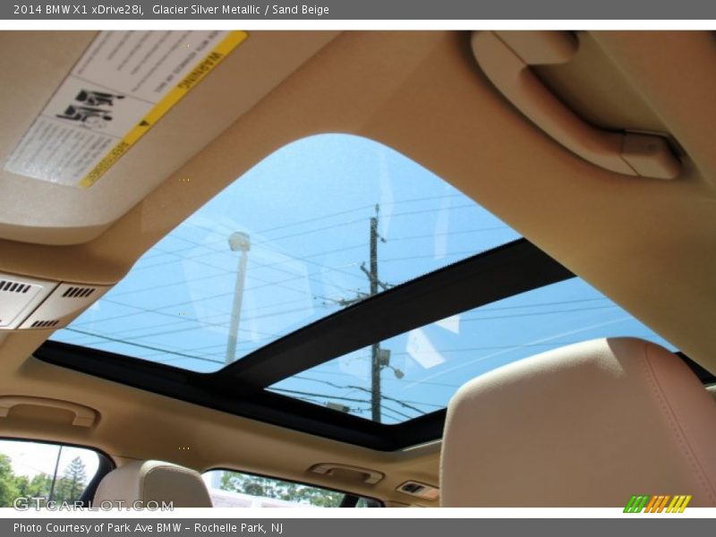 Glacier Silver Metallic / Sand Beige 2014 BMW X1 xDrive28i