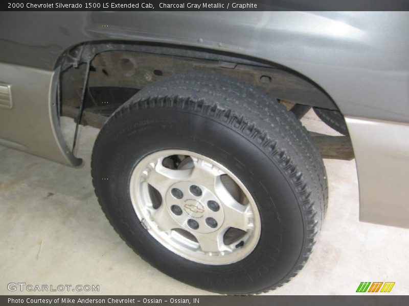 Charcoal Gray Metallic / Graphite 2000 Chevrolet Silverado 1500 LS Extended Cab