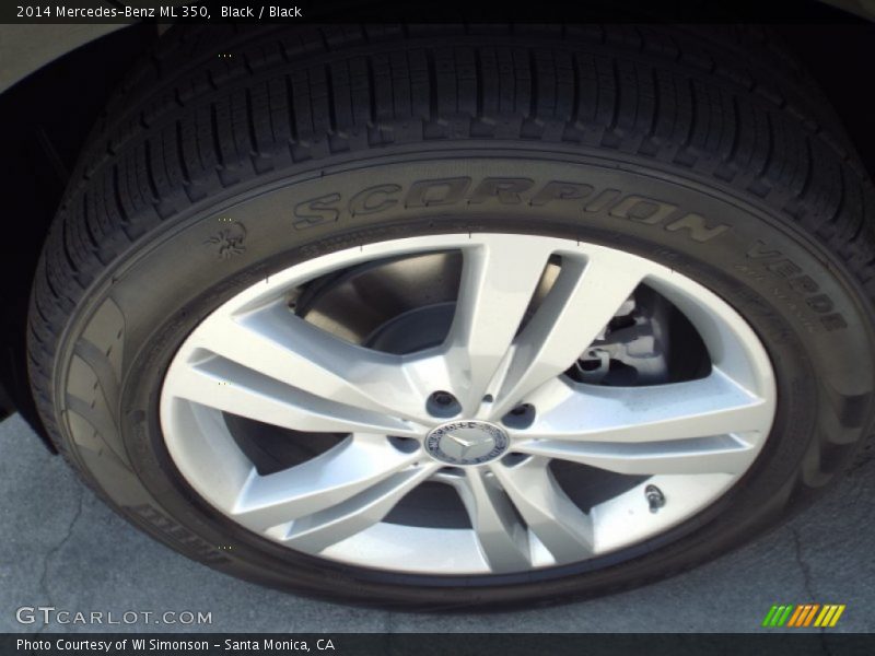 Black / Black 2014 Mercedes-Benz ML 350