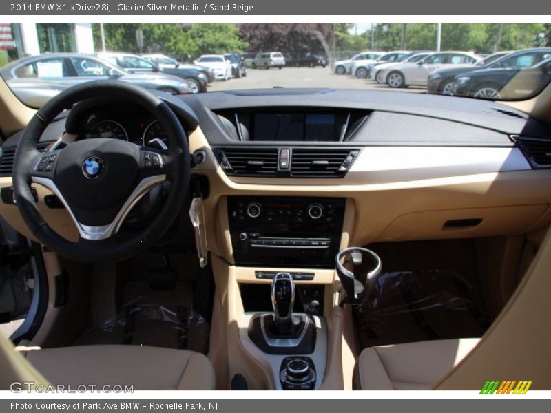 Glacier Silver Metallic / Sand Beige 2014 BMW X1 xDrive28i