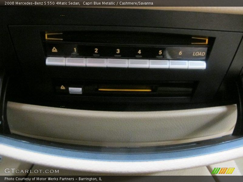 Capri Blue Metallic / Cashmere/Savanna 2008 Mercedes-Benz S 550 4Matic Sedan