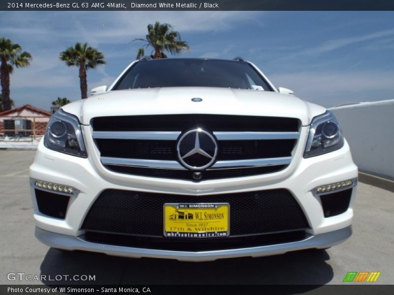Diamond White Metallic / Black 2014 Mercedes-Benz GL 63 AMG 4Matic