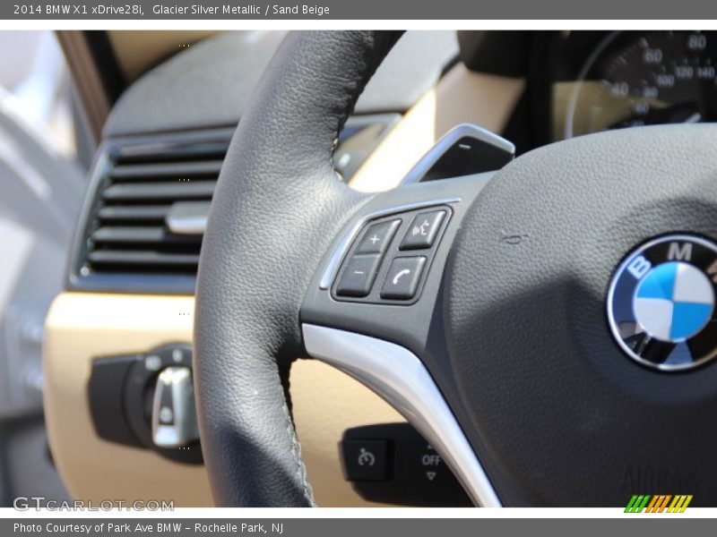 Glacier Silver Metallic / Sand Beige 2014 BMW X1 xDrive28i