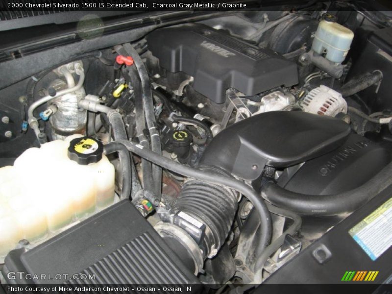 Charcoal Gray Metallic / Graphite 2000 Chevrolet Silverado 1500 LS Extended Cab