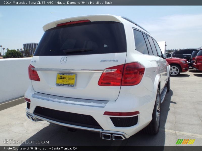Diamond White Metallic / Black 2014 Mercedes-Benz GL 63 AMG 4Matic