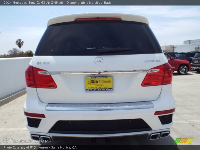 Diamond White Metallic / Black 2014 Mercedes-Benz GL 63 AMG 4Matic