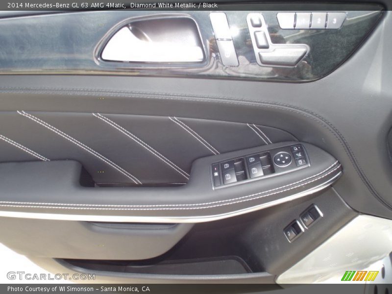 Diamond White Metallic / Black 2014 Mercedes-Benz GL 63 AMG 4Matic
