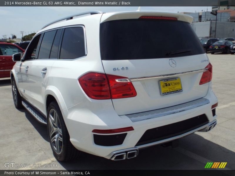 Diamond White Metallic / Black 2014 Mercedes-Benz GL 63 AMG 4Matic