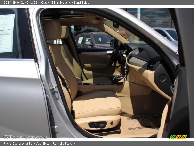 Glacier Silver Metallic / Sand Beige 2014 BMW X1 xDrive28i