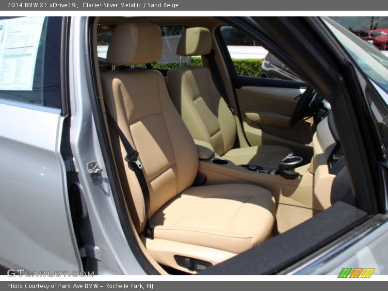 Glacier Silver Metallic / Sand Beige 2014 BMW X1 xDrive28i
