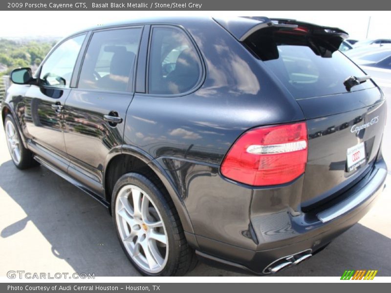 Basalt Black Metallic / Stone/Steel Grey 2009 Porsche Cayenne GTS