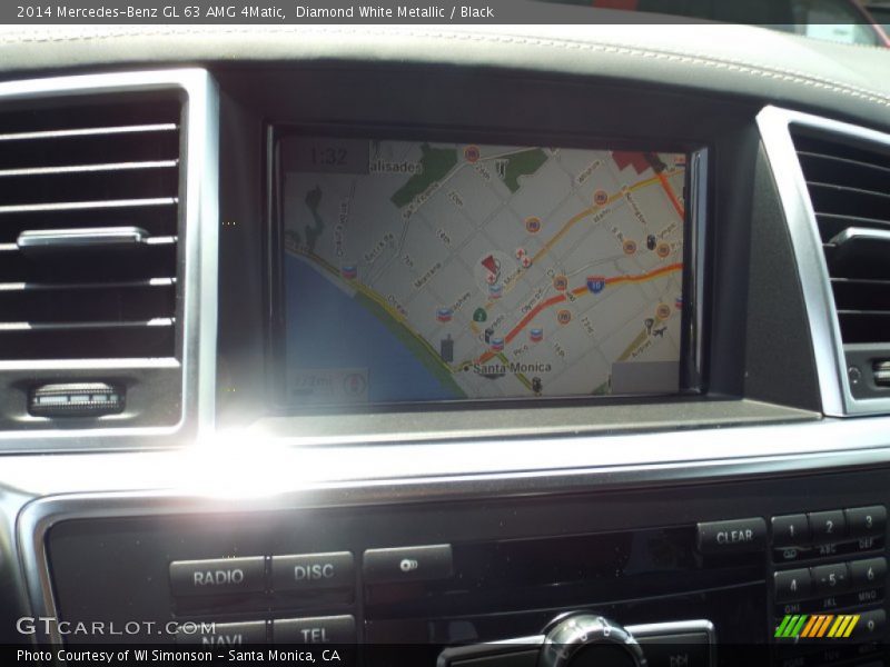 Diamond White Metallic / Black 2014 Mercedes-Benz GL 63 AMG 4Matic