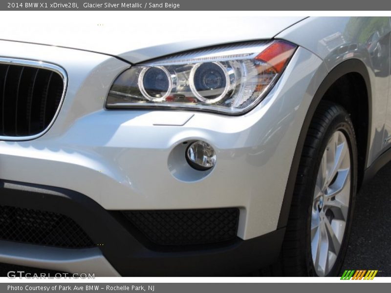 Glacier Silver Metallic / Sand Beige 2014 BMW X1 xDrive28i