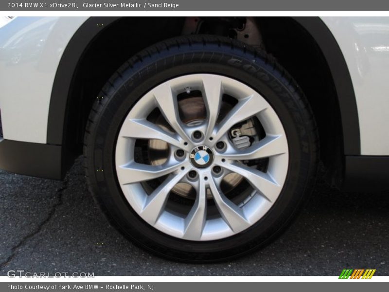 Glacier Silver Metallic / Sand Beige 2014 BMW X1 xDrive28i