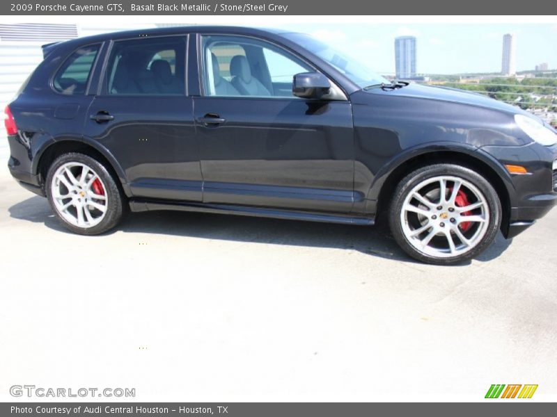 Basalt Black Metallic / Stone/Steel Grey 2009 Porsche Cayenne GTS