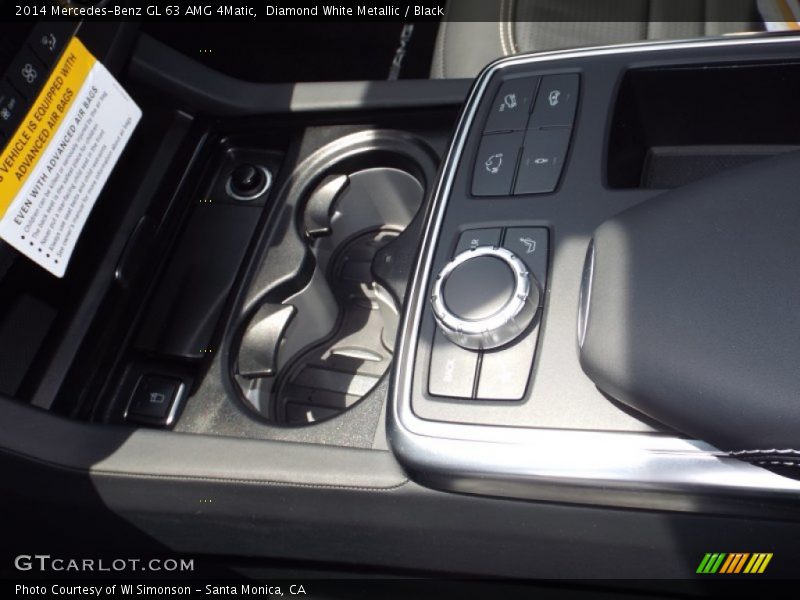 Diamond White Metallic / Black 2014 Mercedes-Benz GL 63 AMG 4Matic