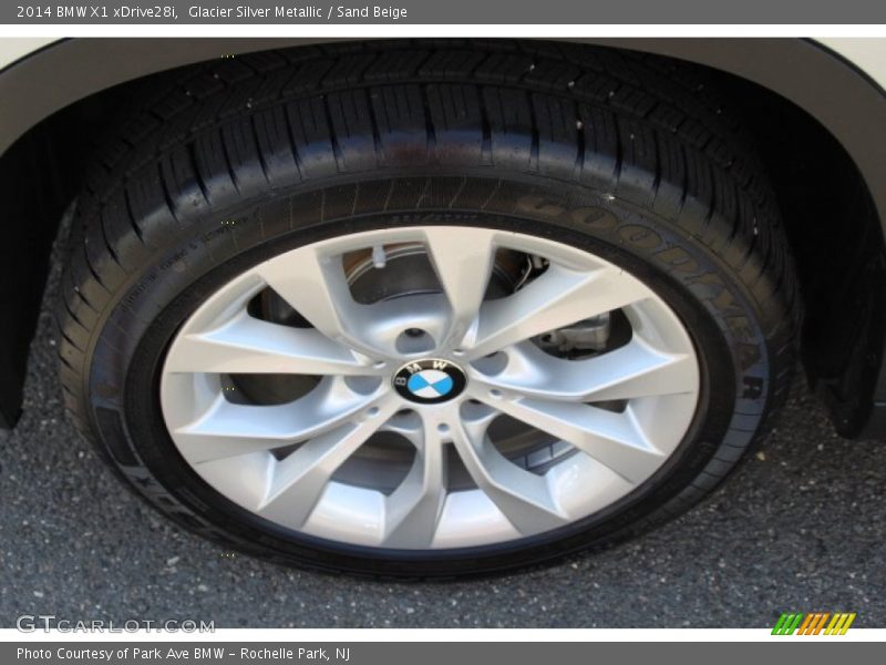Glacier Silver Metallic / Sand Beige 2014 BMW X1 xDrive28i