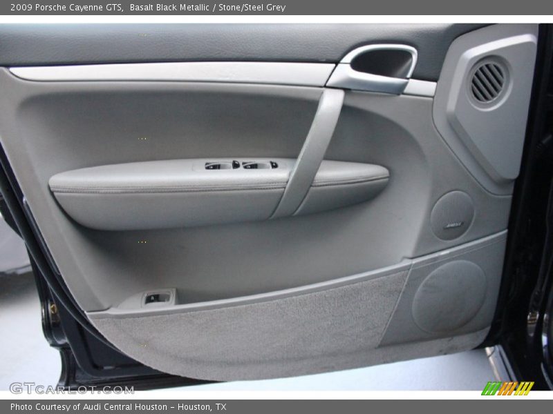 Basalt Black Metallic / Stone/Steel Grey 2009 Porsche Cayenne GTS