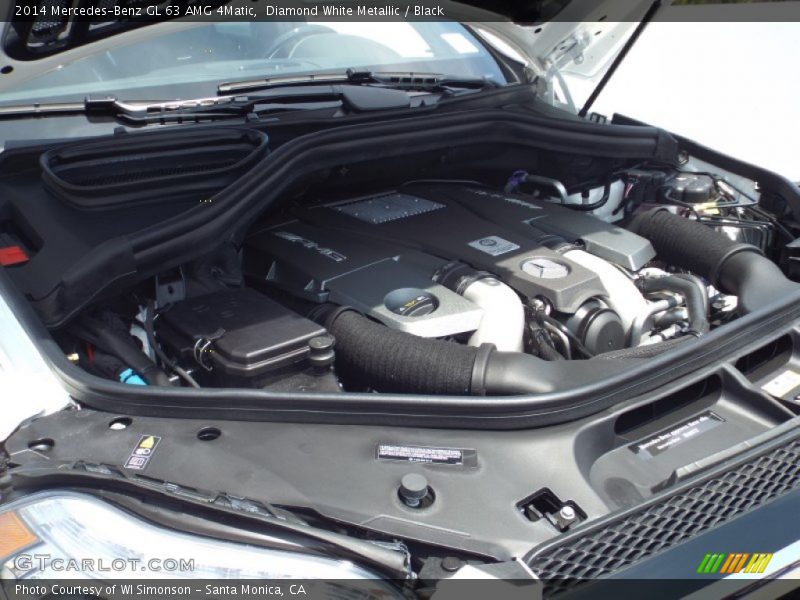 Diamond White Metallic / Black 2014 Mercedes-Benz GL 63 AMG 4Matic