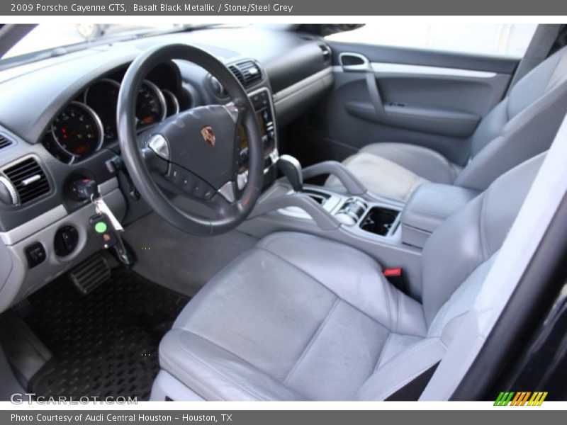 Basalt Black Metallic / Stone/Steel Grey 2009 Porsche Cayenne GTS