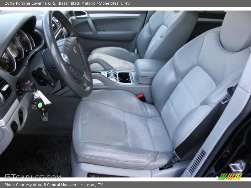 Basalt Black Metallic / Stone/Steel Grey 2009 Porsche Cayenne GTS