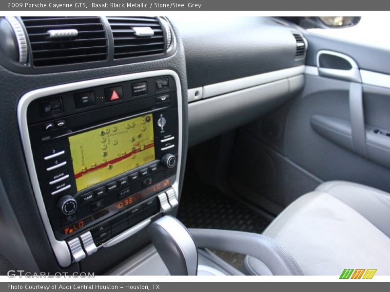 Basalt Black Metallic / Stone/Steel Grey 2009 Porsche Cayenne GTS