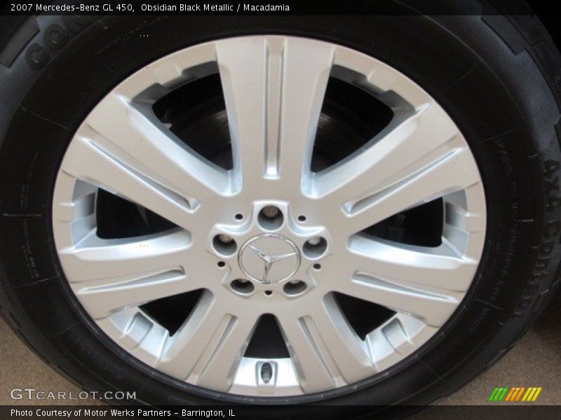Obsidian Black Metallic / Macadamia 2007 Mercedes-Benz GL 450