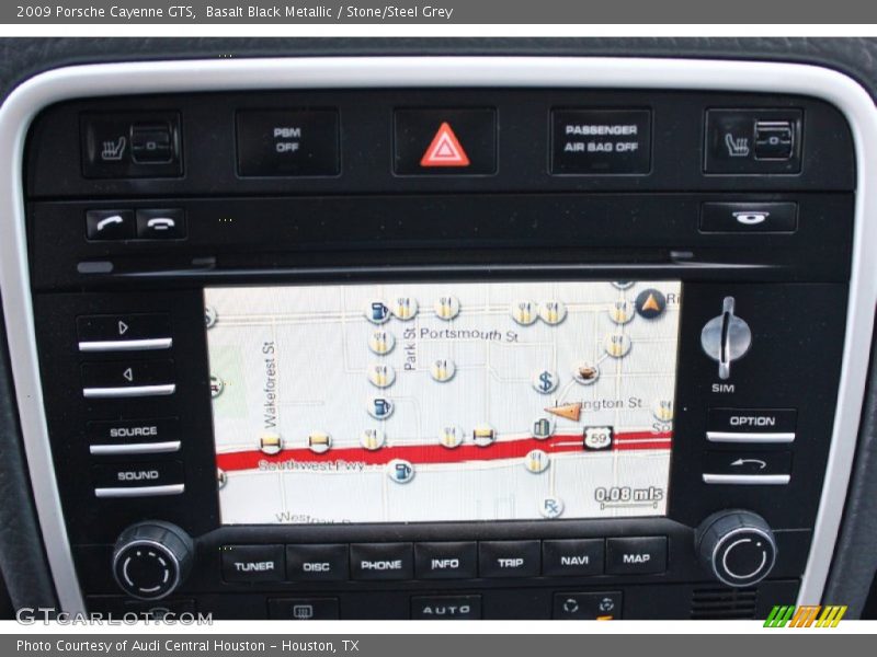 Basalt Black Metallic / Stone/Steel Grey 2009 Porsche Cayenne GTS