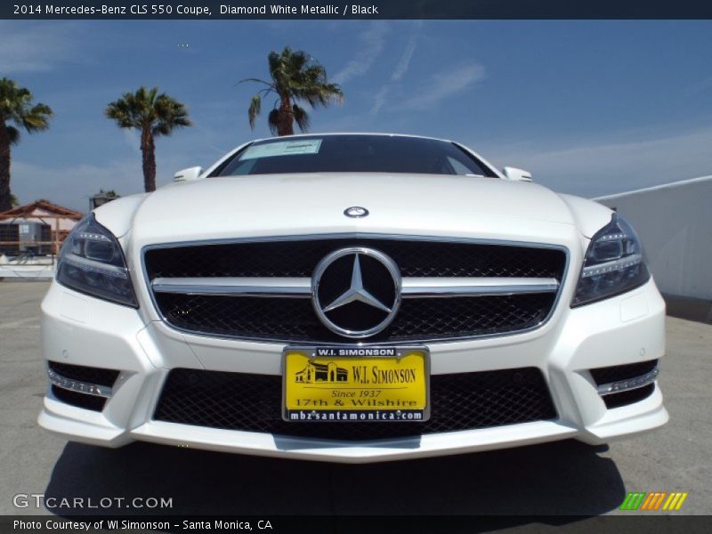 Diamond White Metallic / Black 2014 Mercedes-Benz CLS 550 Coupe