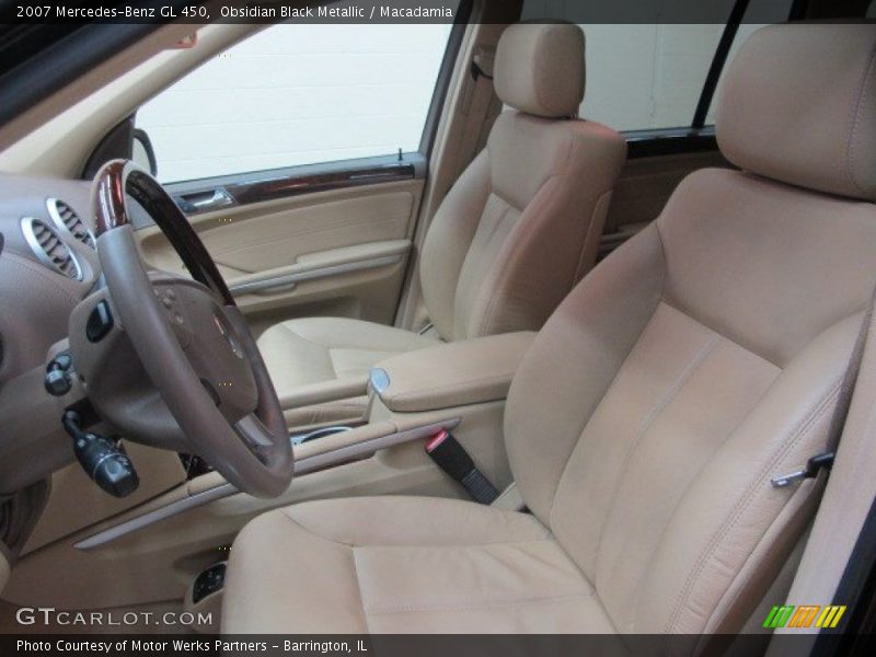 Obsidian Black Metallic / Macadamia 2007 Mercedes-Benz GL 450