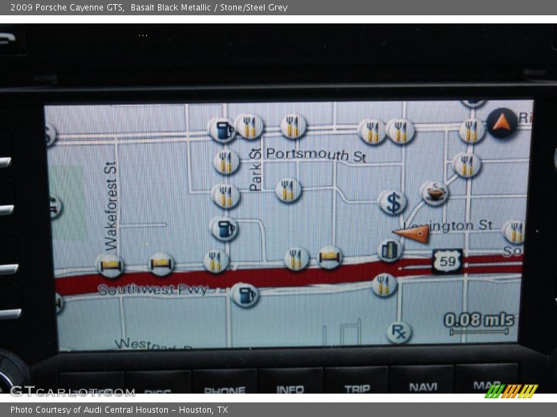 Basalt Black Metallic / Stone/Steel Grey 2009 Porsche Cayenne GTS