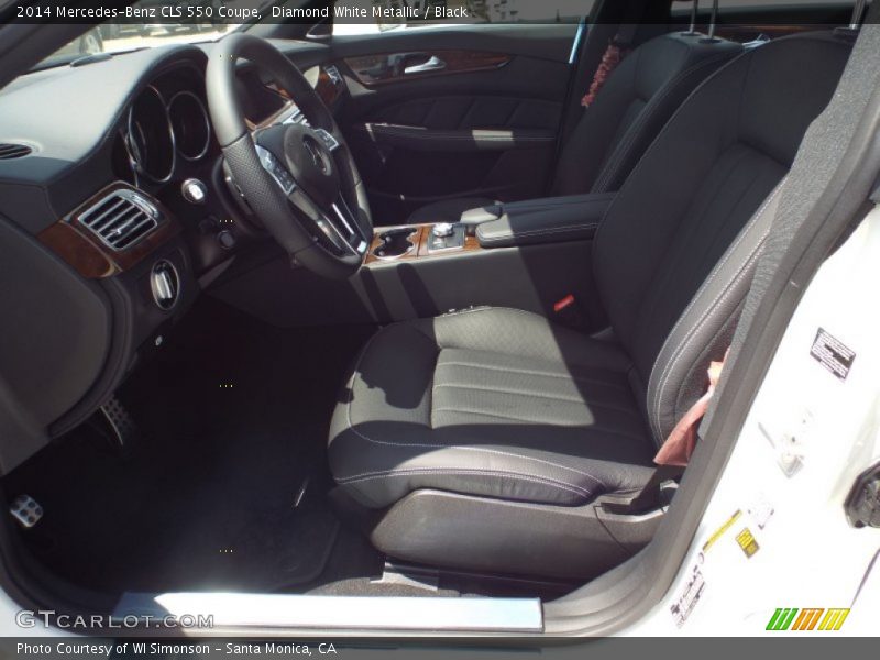 Diamond White Metallic / Black 2014 Mercedes-Benz CLS 550 Coupe