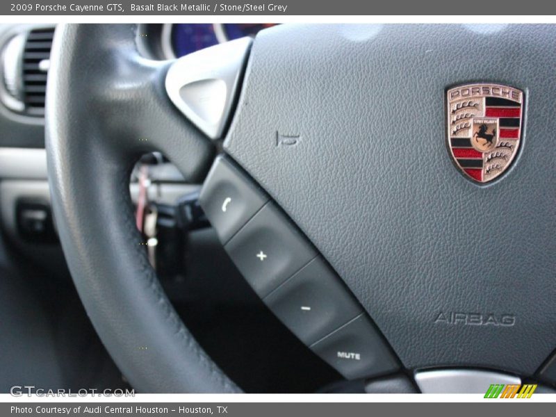Basalt Black Metallic / Stone/Steel Grey 2009 Porsche Cayenne GTS