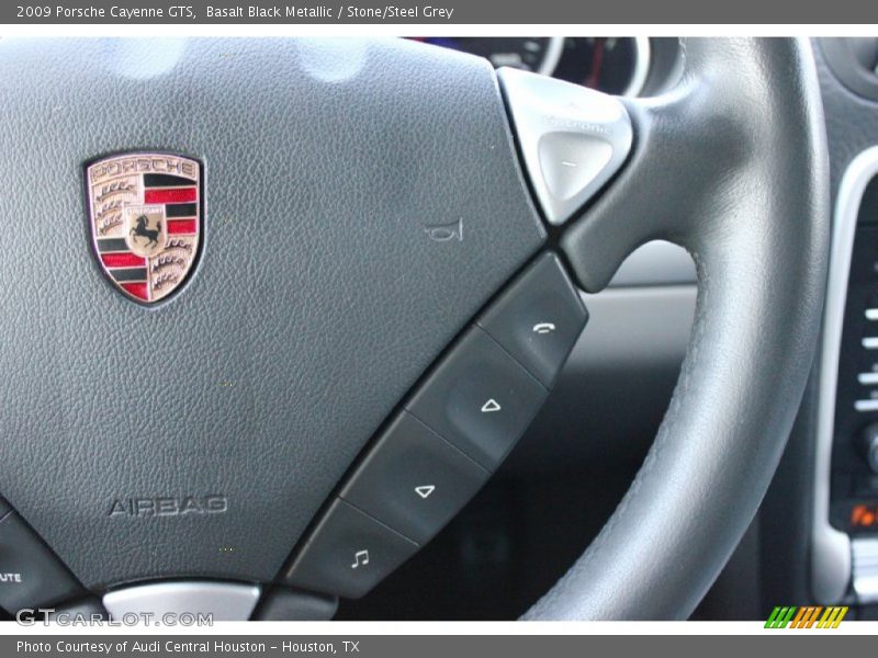 Basalt Black Metallic / Stone/Steel Grey 2009 Porsche Cayenne GTS